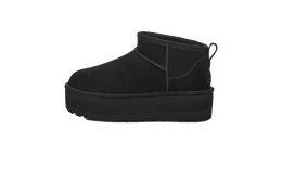 UGG CLASSIC ULTRA MINI PLATFORM BOOT BLACK KIDS