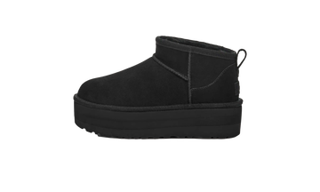 UGG CLASSIC ULTRA MINI PLATFORM BOOT BLACK KIDS — Stock