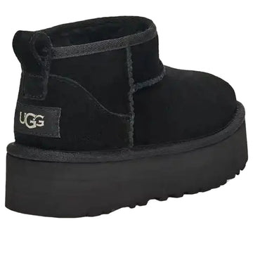 UGG CLASSIC ULTRA MINI PLATFORM BOOT BLACK KIDS — Stock