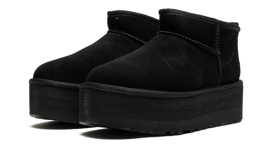 UGG CLASSIC ULTRA MINI PLATFORM BOOT BLACK (WOMEN&