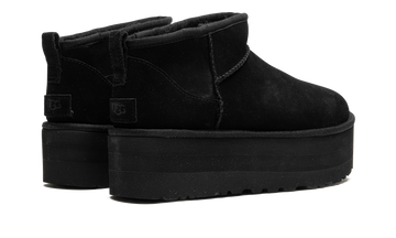 UGG CLASSIC ULTRA MINI PLATFORM BOOT BLACK (WOMEN'S) — Stock