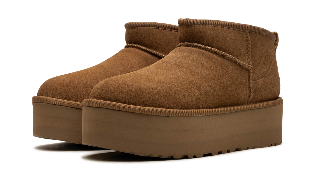 UGG CLASSIC ULTRA MINI PLATFORM BOOT CHESTNUT (WOMEN&