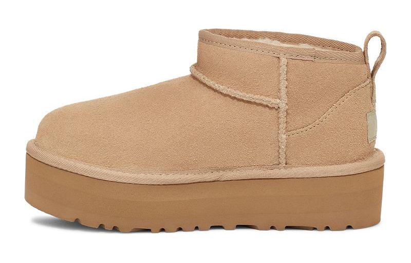 UGG CLASSIC ULTRA MINI PLATFORM BOOT SAND KIDS