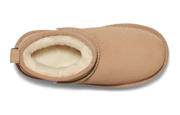 UGG CLASSIC ULTRA MINI PLATFORM BOOT SAND KIDS — Stock