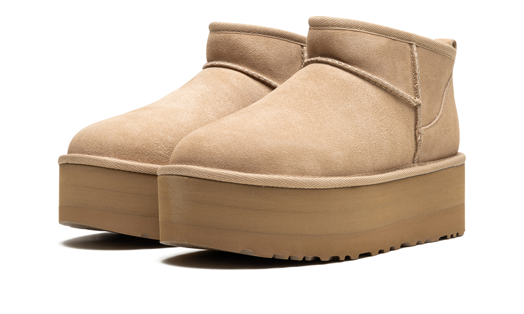 UGG CLASSIC ULTRA MINI PLATFORM BOOT SAND (WOMEN&