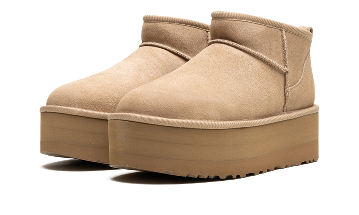 UGG CLASSIC ULTRA MINI PLATFORM BOOT SAND (WOMEN&