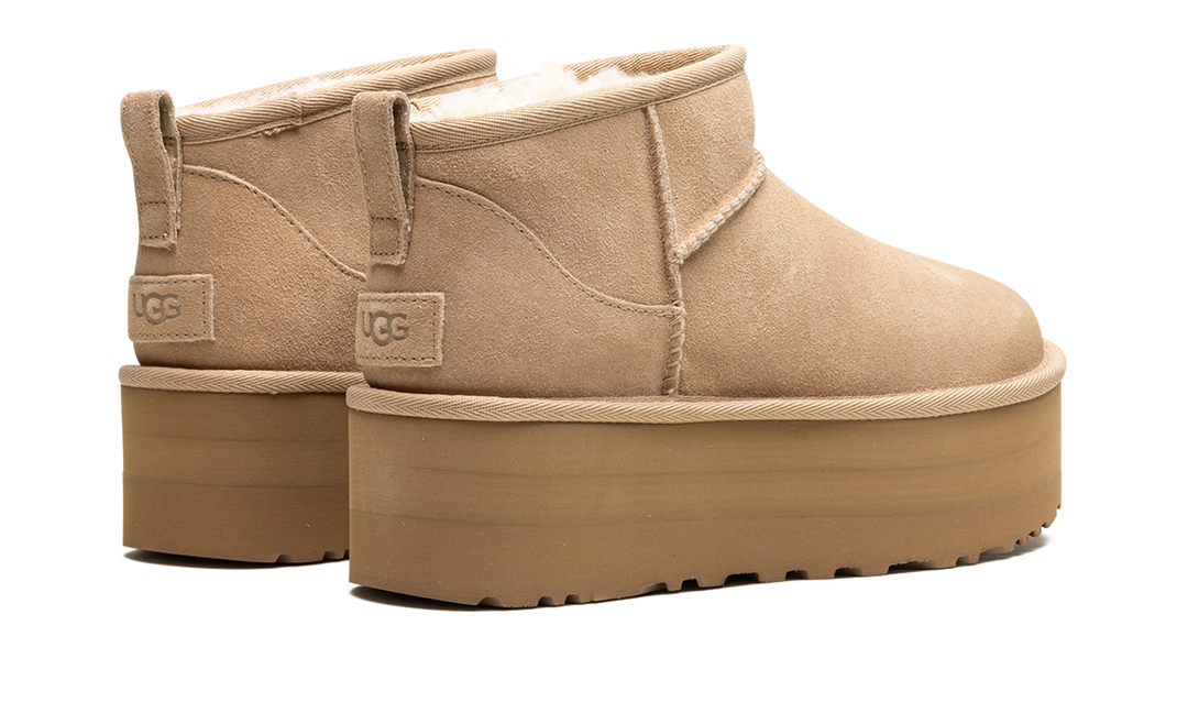 UGG CLASSIC ULTRA MINI PLATFORM BOOT SAND (WOMEN&