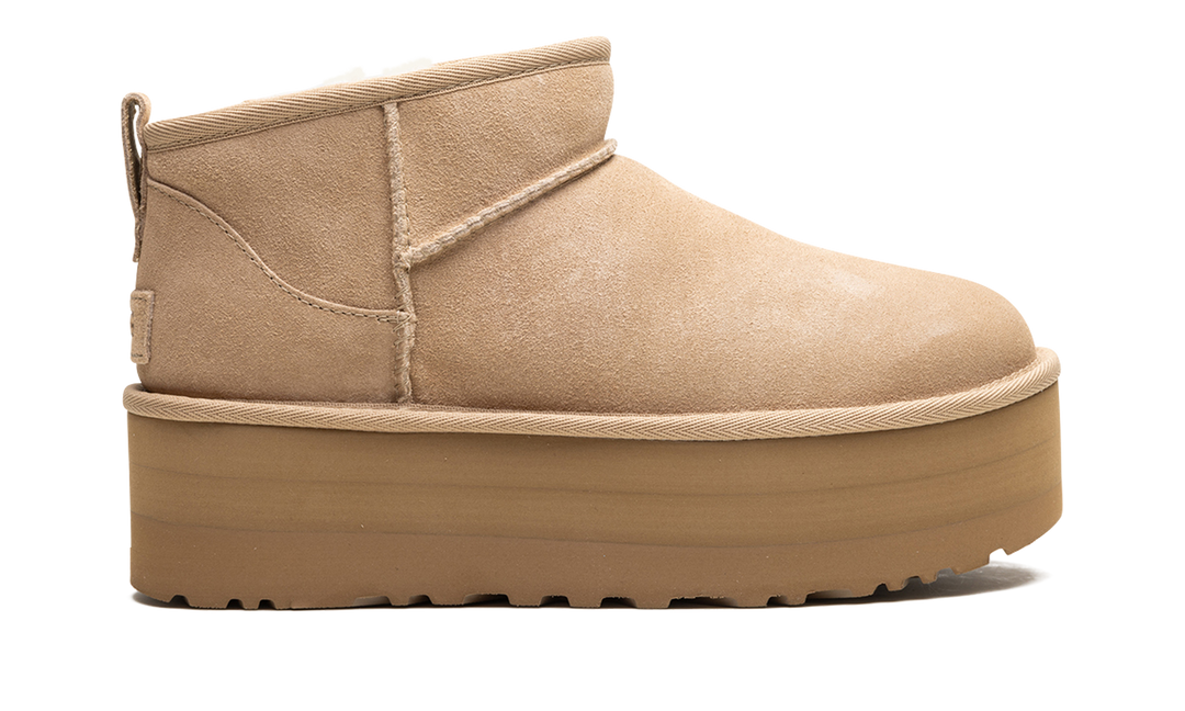 UGG CLASSIC ULTRA MINI PLATFORM BOOT SAND (WOMEN&