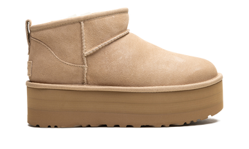 UGG CLASSIC ULTRA MINI PLATFORM BOOT SAND (WOMEN'S) — Stock
