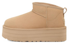 UGG CLASSIC ULTRA MINI PLATFORM BROWN DRIFTWOOD WOMENS
