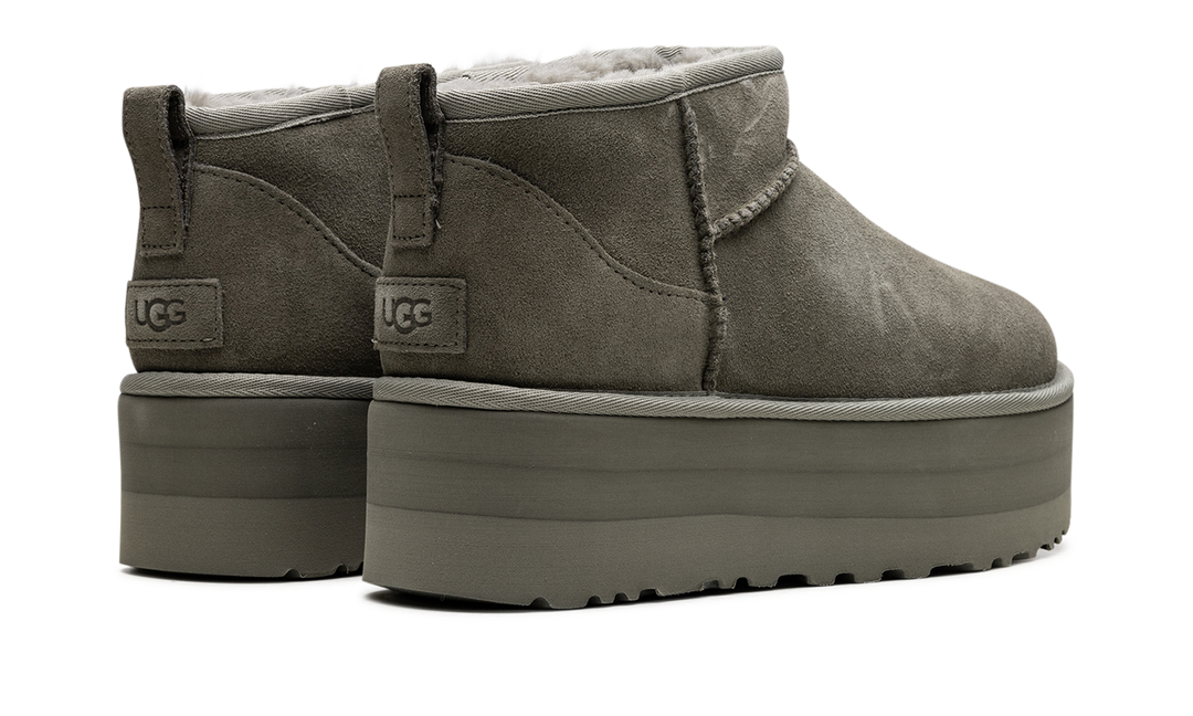 UGG CLASSIC ULTRA MINI PLATFORM MOSS GREEN WOMENS