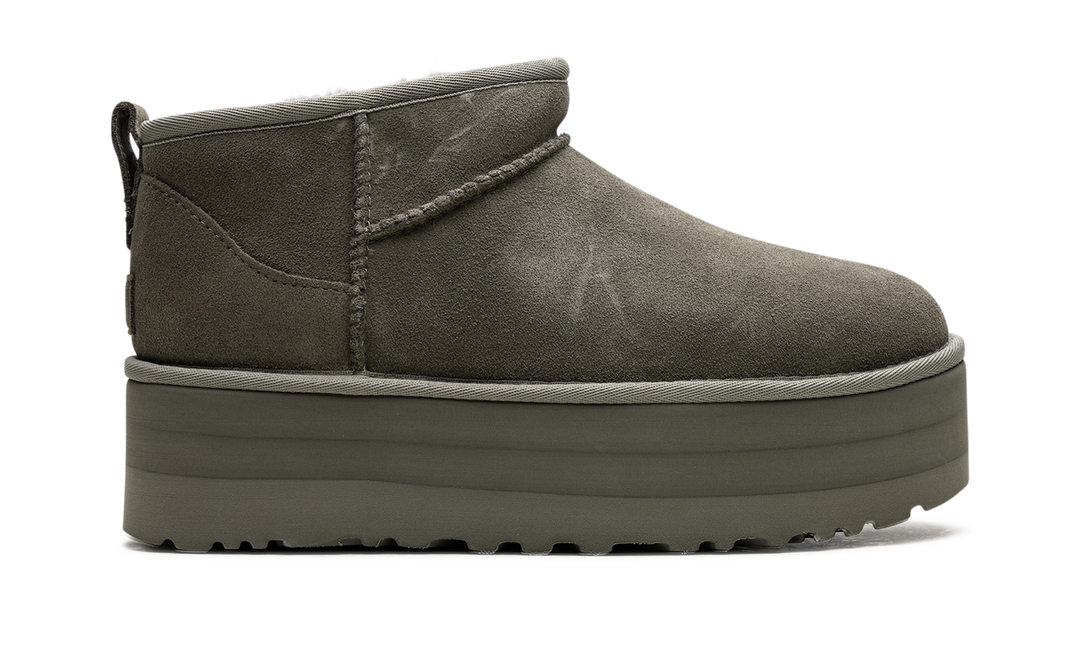 UGG CLASSIC ULTRA MINI PLATFORM MOSS GREEN WOMENS