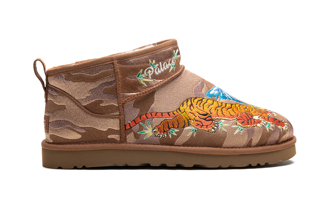 UGG CLASSIC ULTRA MINI X PALACE CAMOUFLAGE BROWN