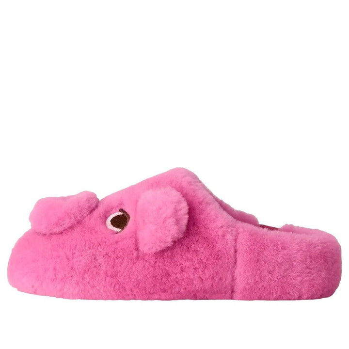 UGG ELEA POOCH SLIP-ON SLIPPER PINK LAQUER WOMENS