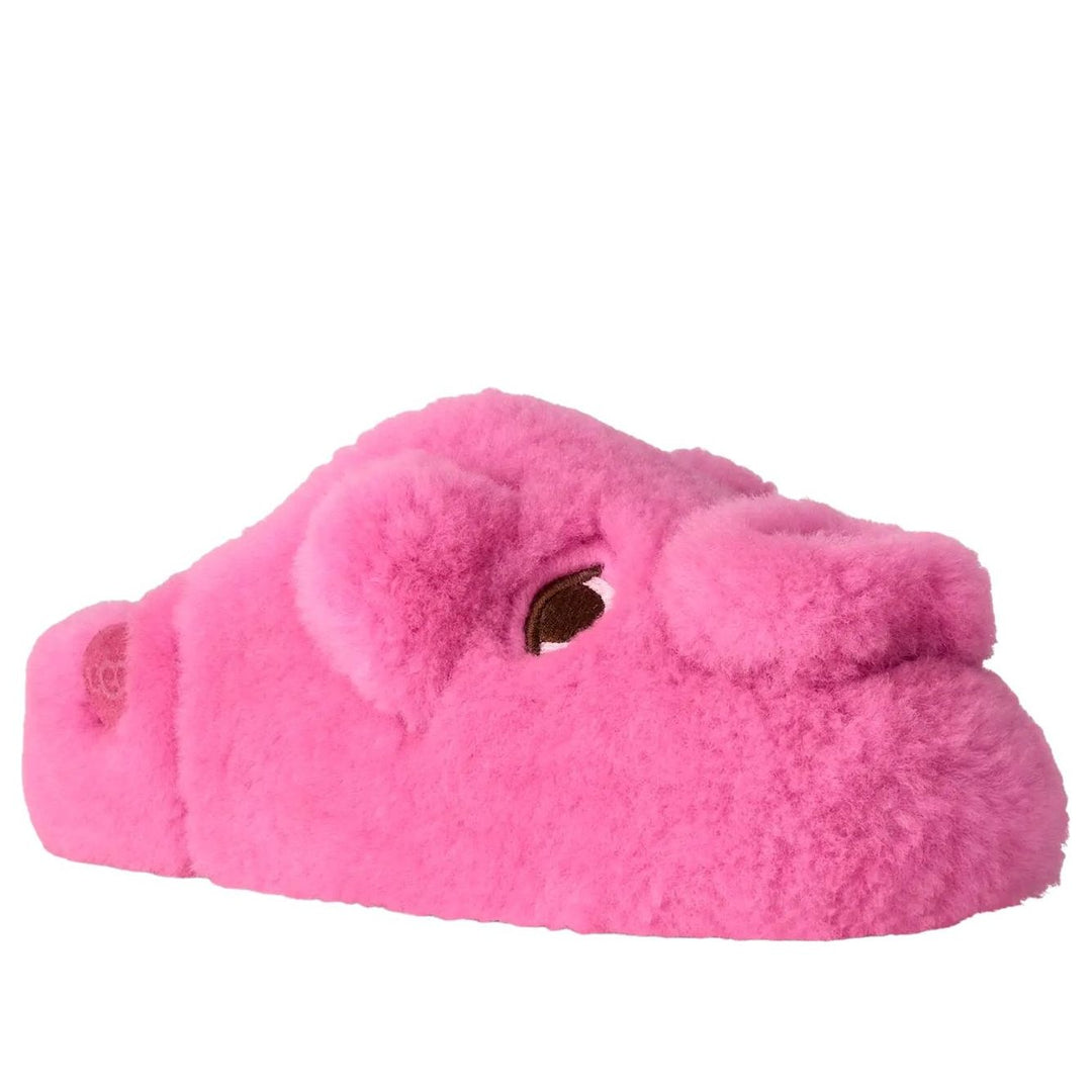 UGG ELEA POOCH SLIP-ON SLIPPER PINK LAQUER WOMENS