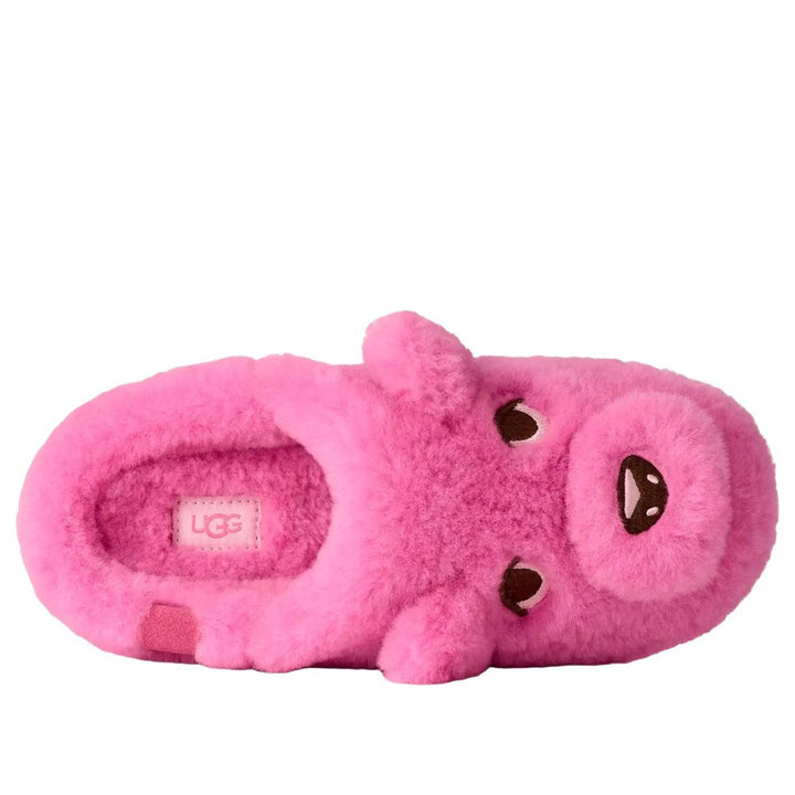 UGG ELEA POOCH SLIP-ON SLIPPER PINK LAQUER WOMENS