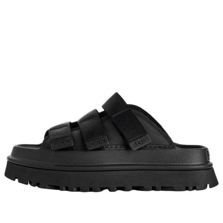 UGG GOLDENGLOW SLIDE BLACK WOMENS