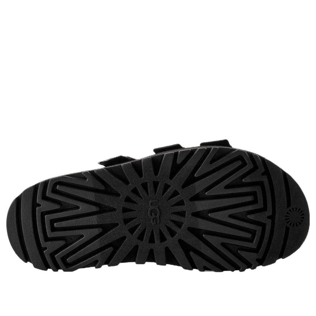 UGG GOLDENGLOW SLIDE BLACK WOMENS