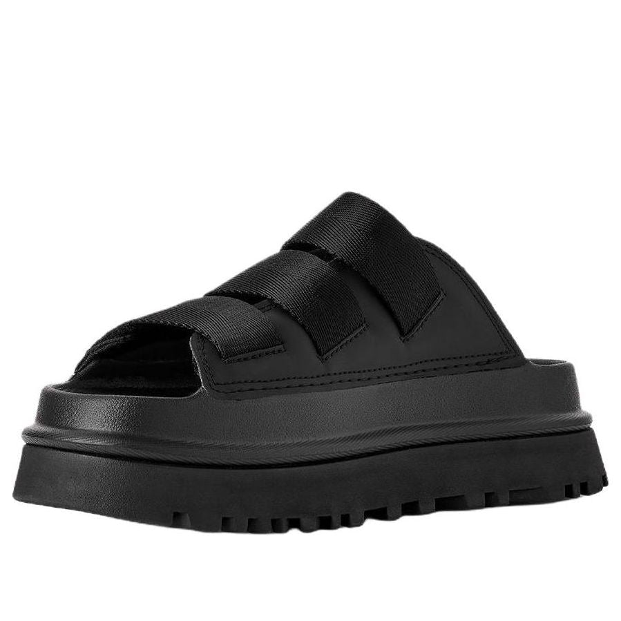 UGG GOLDENGLOW SLIDE BLACK WOMENS