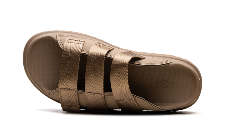 UGG GOLDENGLOW SLIDE DARK SAND WOMENS