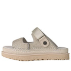 UGG GOLDENSTAR CRACKLE GLIDE SANDAL CRACKLE WHITE WOMENS