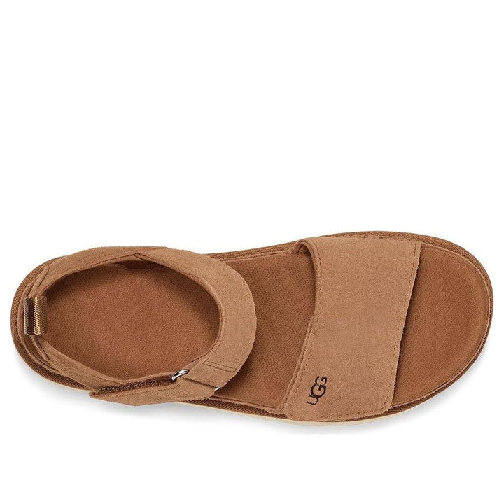 UGG GOLDENSTAR PLATFORM SANDAL CHESTNUT WOMENS