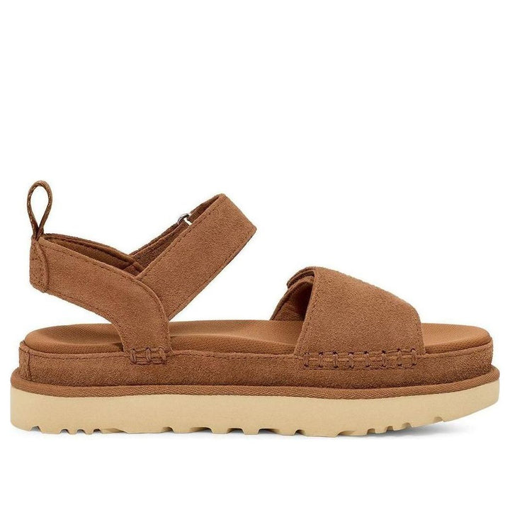 UGG GOLDENSTAR PLATFORM SANDAL CHESTNUT WOMENS