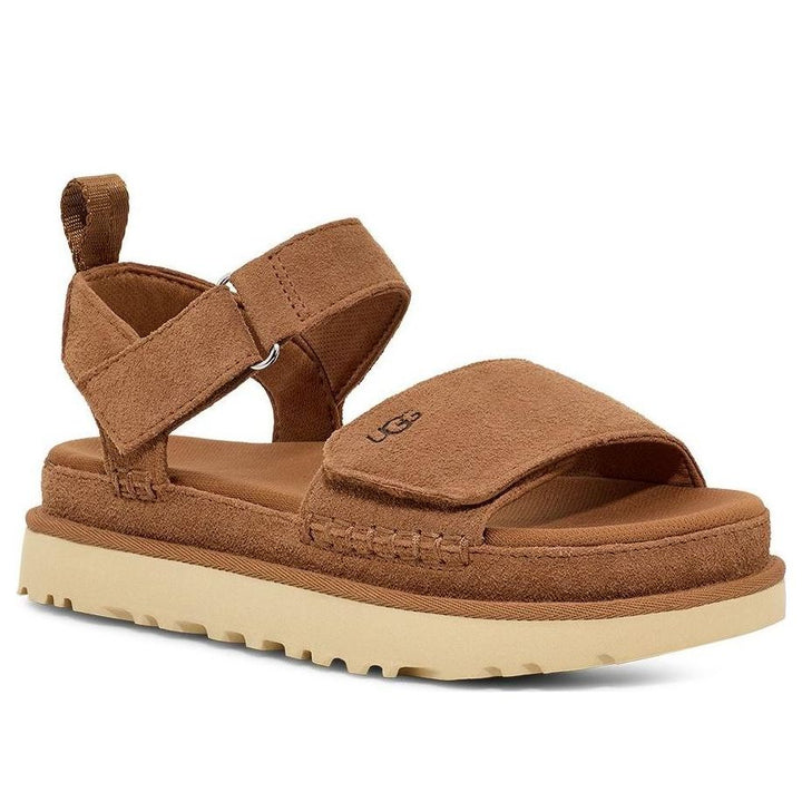UGG GOLDENSTAR PLATFORM SANDAL CHESTNUT WOMENS