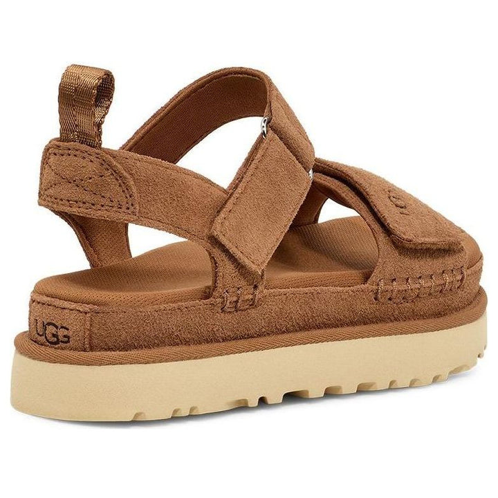 UGG GOLDENSTAR PLATFORM SANDAL CHESTNUT WOMENS
