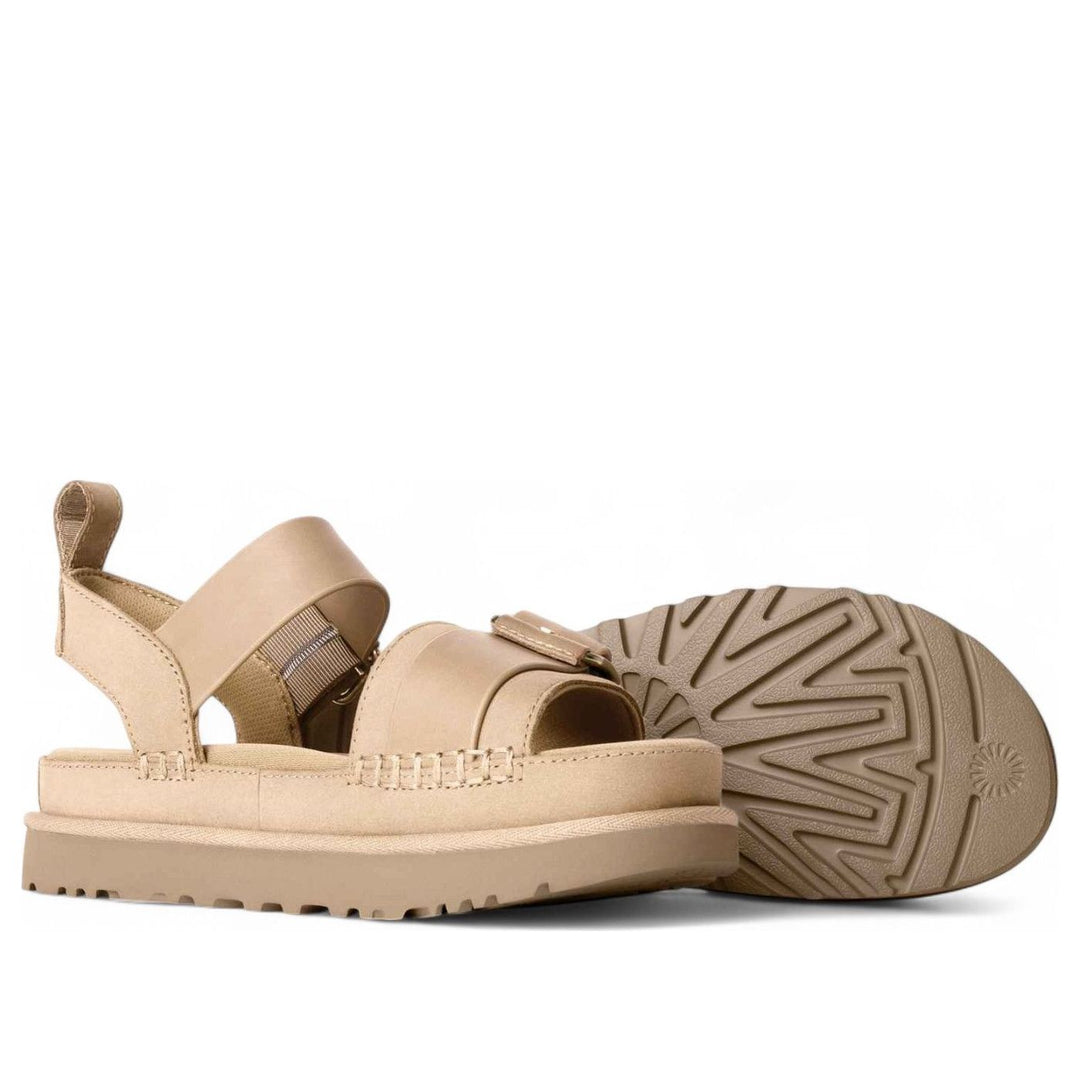 UGG GOLDENSTAR VILLA SANDAL MUSTARD SEED WOMENS