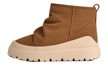 UGG HERITAGE UTILITY MINI BOOT CHESTNUT WHITECAP — Stock