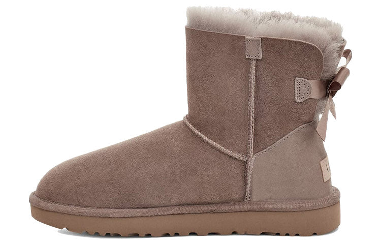 UGG MINI BAILEY BOW II BOOT CARIBOU WOMENS