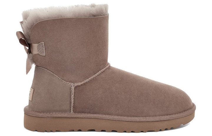 UGG MINI BAILEY BOW II BOOT CARIBOU WOMENS