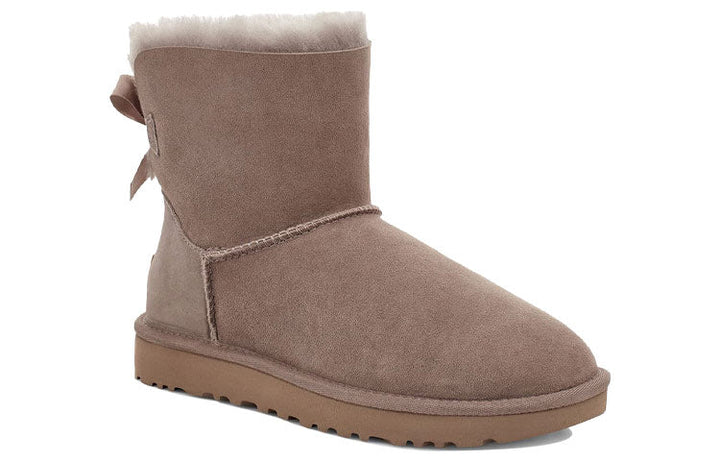 UGG MINI BAILEY BOW II BOOT CARIBOU WOMENS
