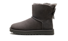 UGG MINI BAILEY BOW II BOOT GREY WOMENS