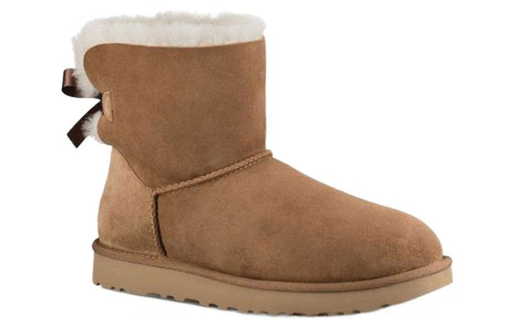 UGG MINI BAILEY BOW II CHESTNUT (WOMEN&