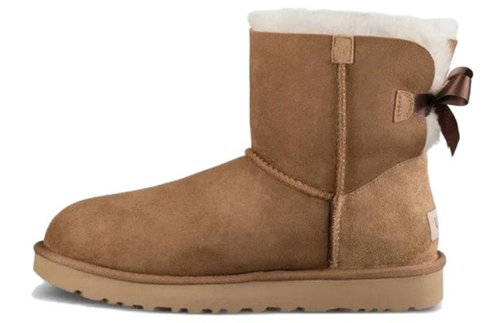 UGG MINI BAILEY BOW II CHESTNUT (WOMEN&