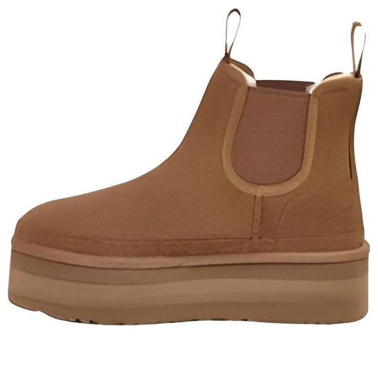 UGG NEUMEL PLATFORM CHELSEA BOOT CHESTNUT WOMENS