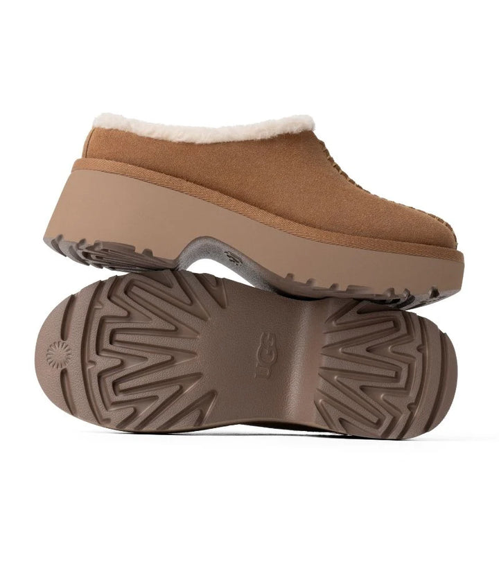 UGG NEW HEIGHTS COZY CLOG CHESTNUT WOMENS
