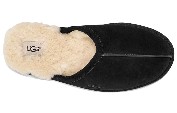 UGG SCUFF SLIPPER BLACK