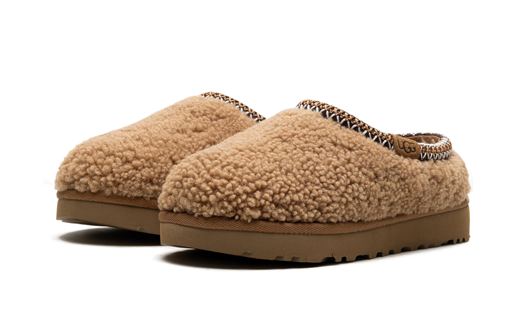 UGG TASMAN MAXI CURLY SLIPPER CHESTNUT WOMENS
