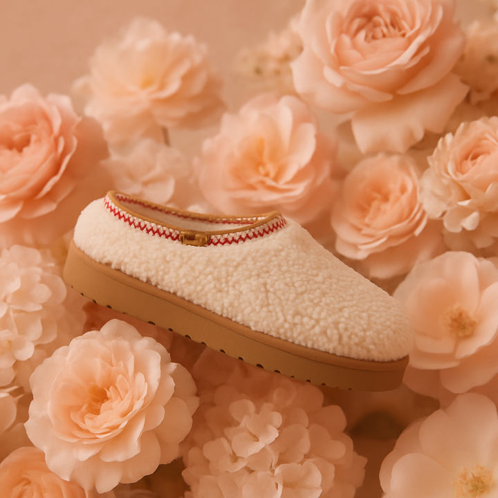 UGG TASMAN MAXI CURLY SLIPPER NATURAL (WOMEN&
