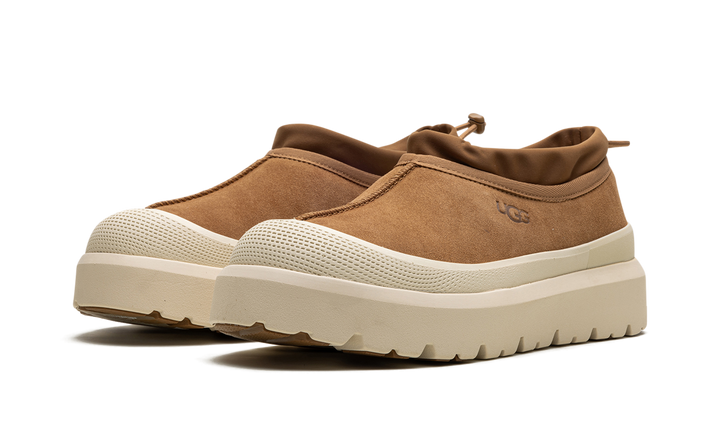 UGG TASMAN WEATHER HYBRID SLIPPER CHESTNUT WHITECAP