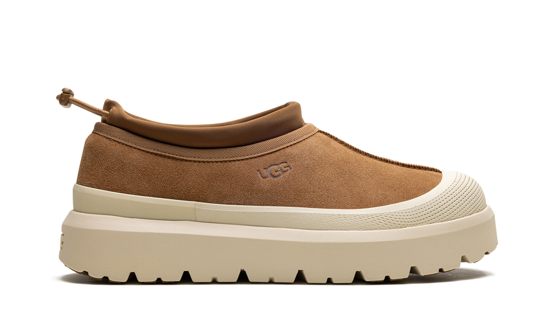 UGG TASMAN WEATHER HYBRID SLIPPER CHESTNUT WHITECAP