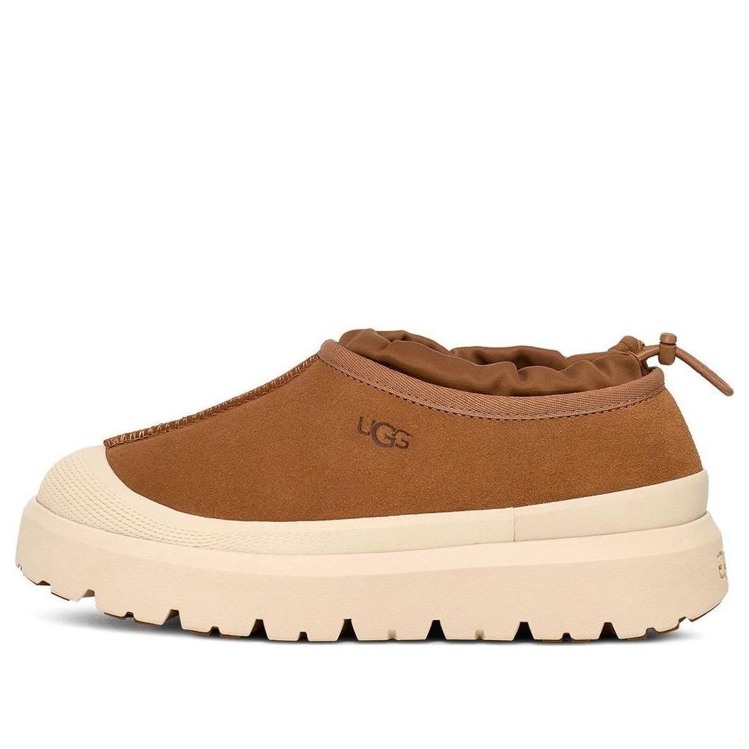 UGG TASMAN WEATHER HYBRID SLIPPER CHESTNUT WHITECAP