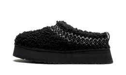 UGG TAZZ SLIPPER HERITAGE BRAID BLACK