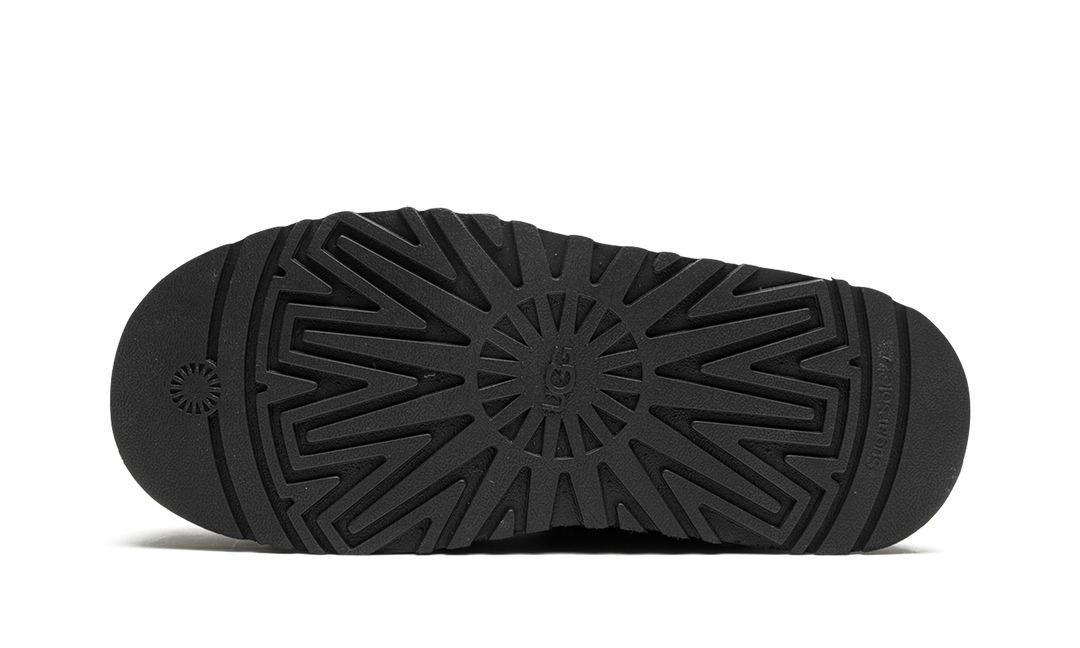 UGG TAZZ SLIPPER HERITAGE BRAID BLACK