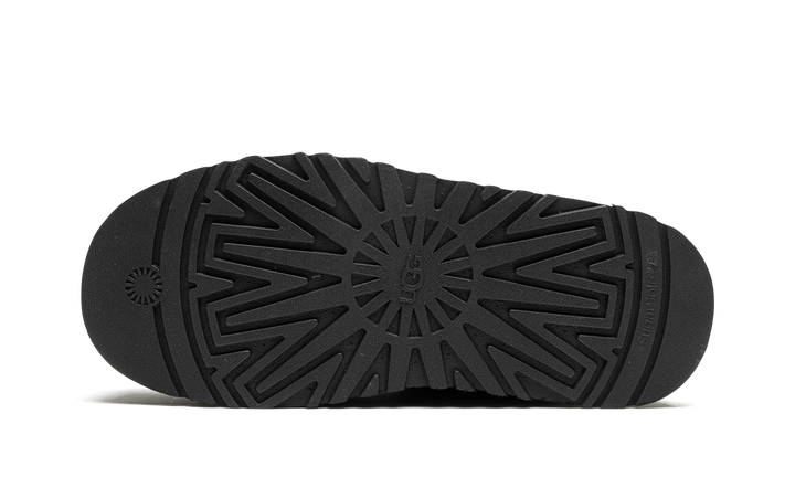 UGG TAZZ SLIPPER HERITAGE BRAID BLACK