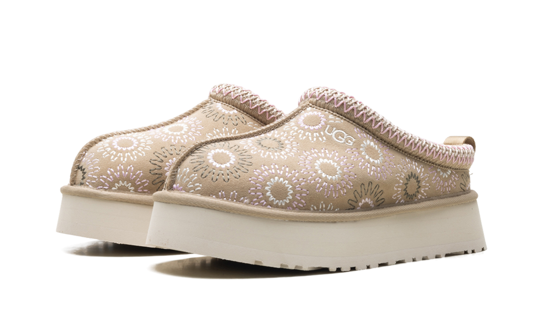 UGG TAZZ SUN STITCH SLIPPER MUSTARD SEED (WOMEN&