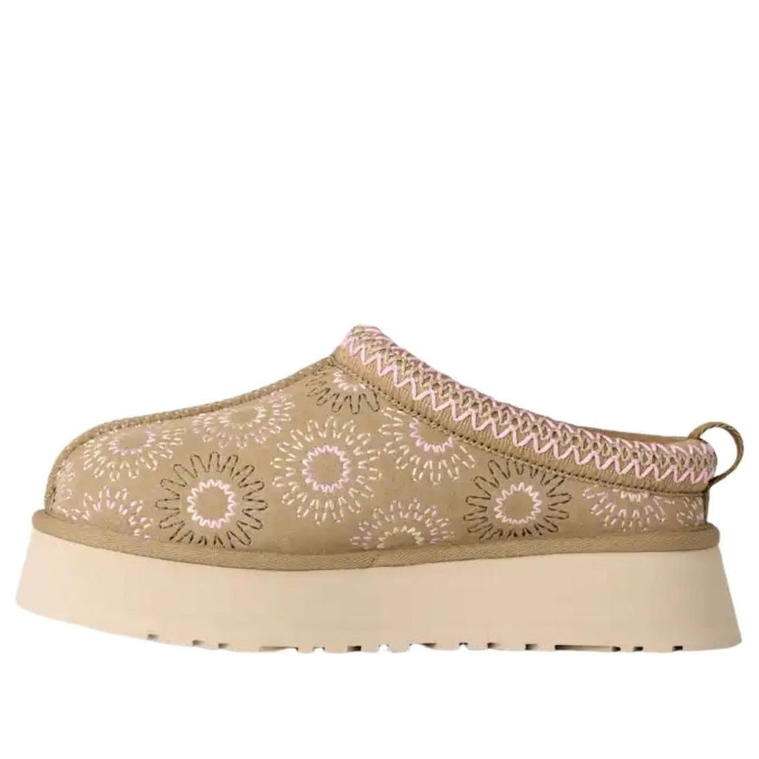 UGG TAZZ SUN STITCH SLIPPER MUSTARD SEED (WOMEN&